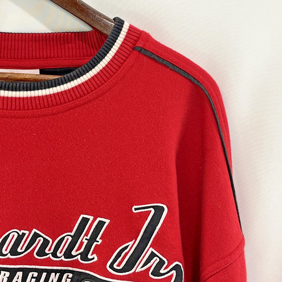 Dale Earnhardt Jr Mens Sweatshirt XXL Red Pullover Nascar Chase Authentics Bud - Picture 3 of 12